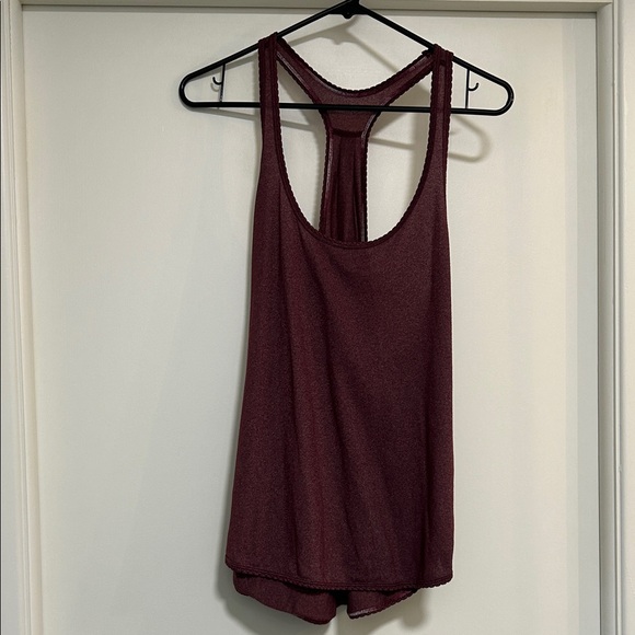 lululemon athletica Tops - Lululemon maroon racer back tank
